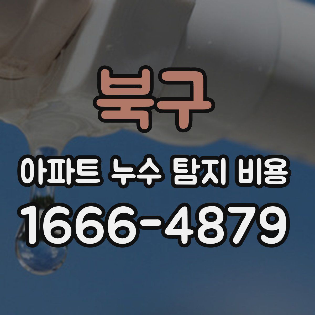 북구 아파트 누수 탐지 비용