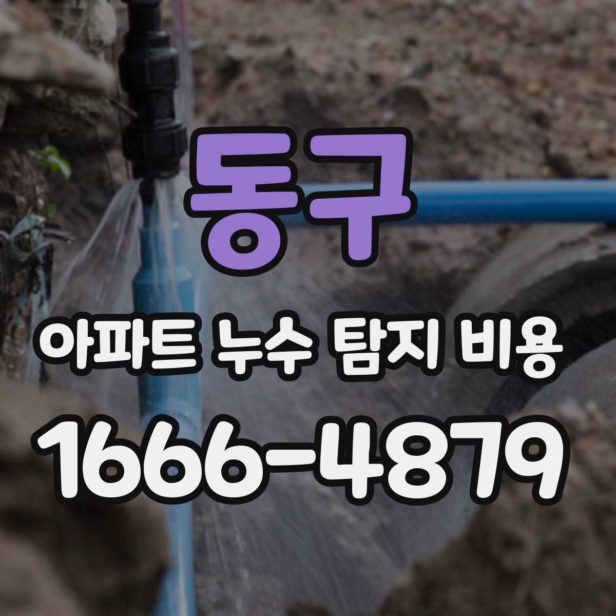 동구 아파트 누수 탐지 비용