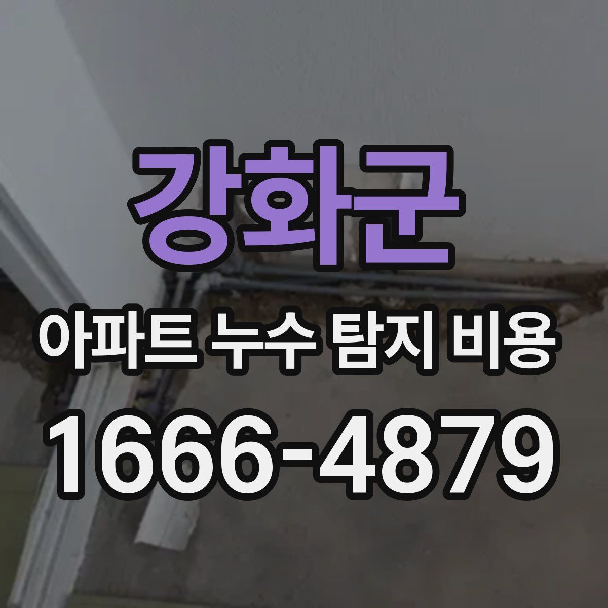 강화군 아파트 누수 탐지 비용