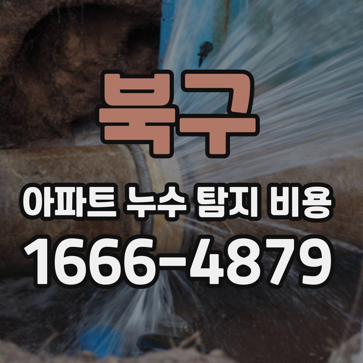 북구 아파트 누수 탐지 비용