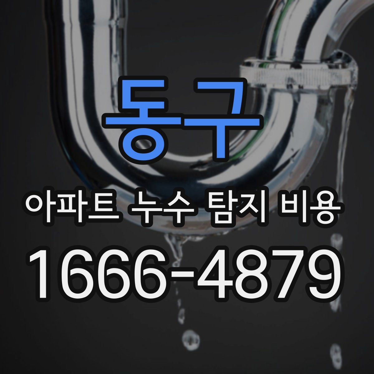동구 아파트 누수 탐지 비용