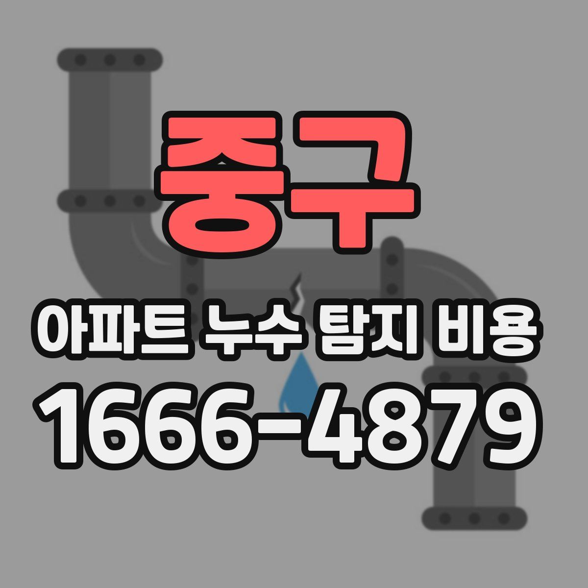 중구 아파트 누수 탐지 비용