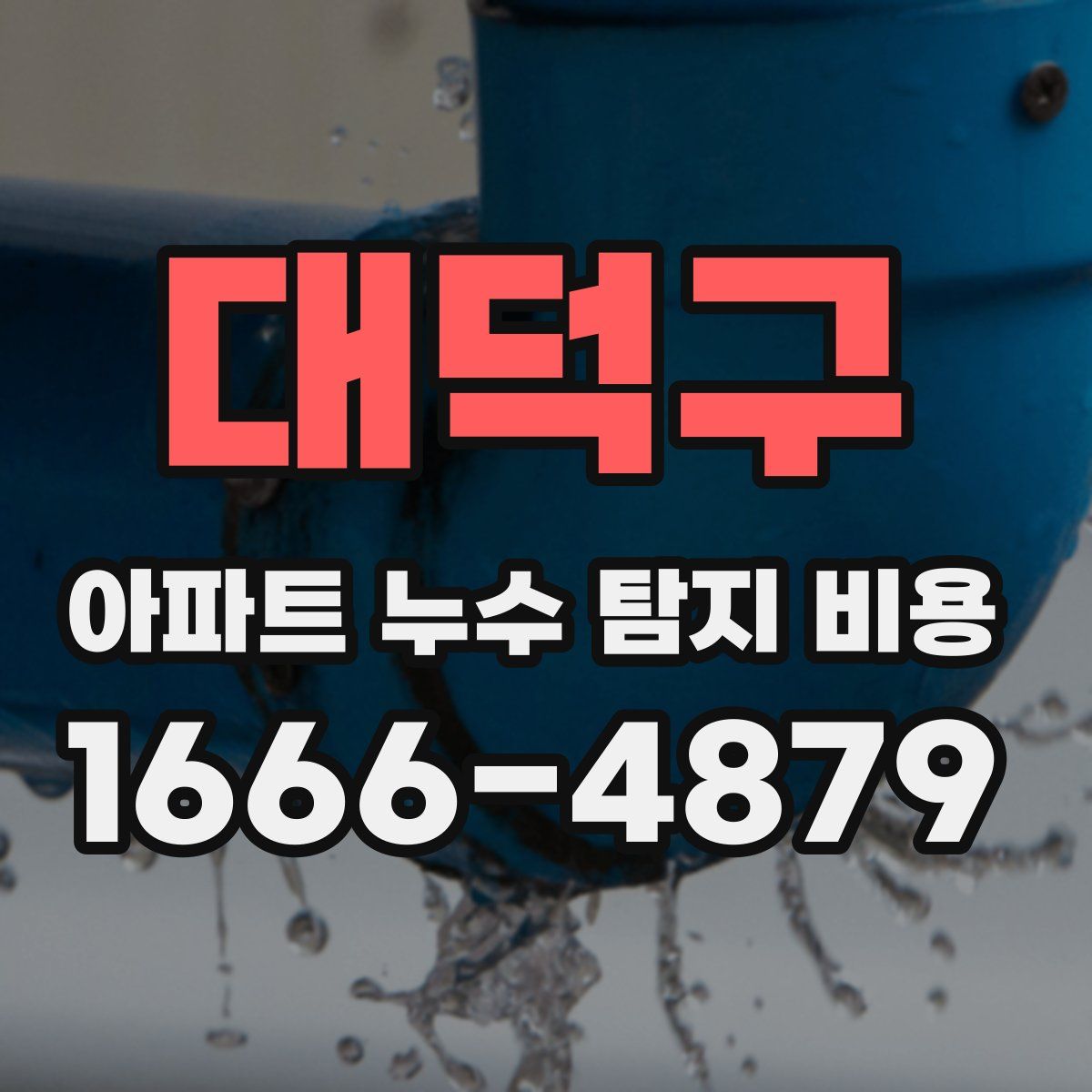 대덕구 아파트 누수 탐지 비용