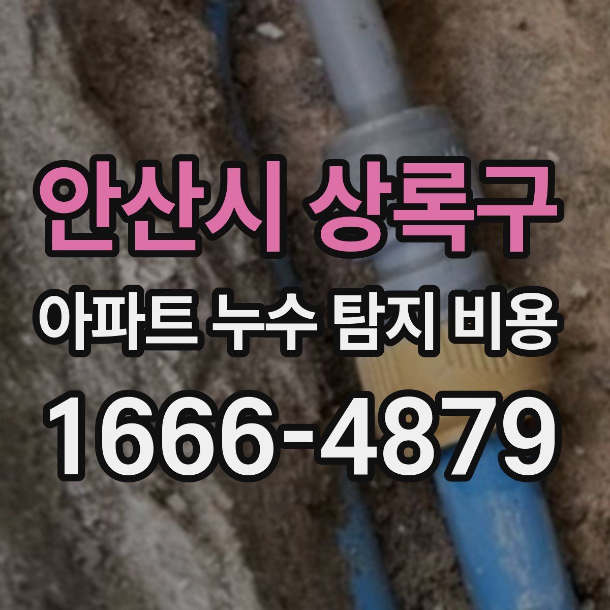 안산시 상록구 아파트 누수 탐지 비용