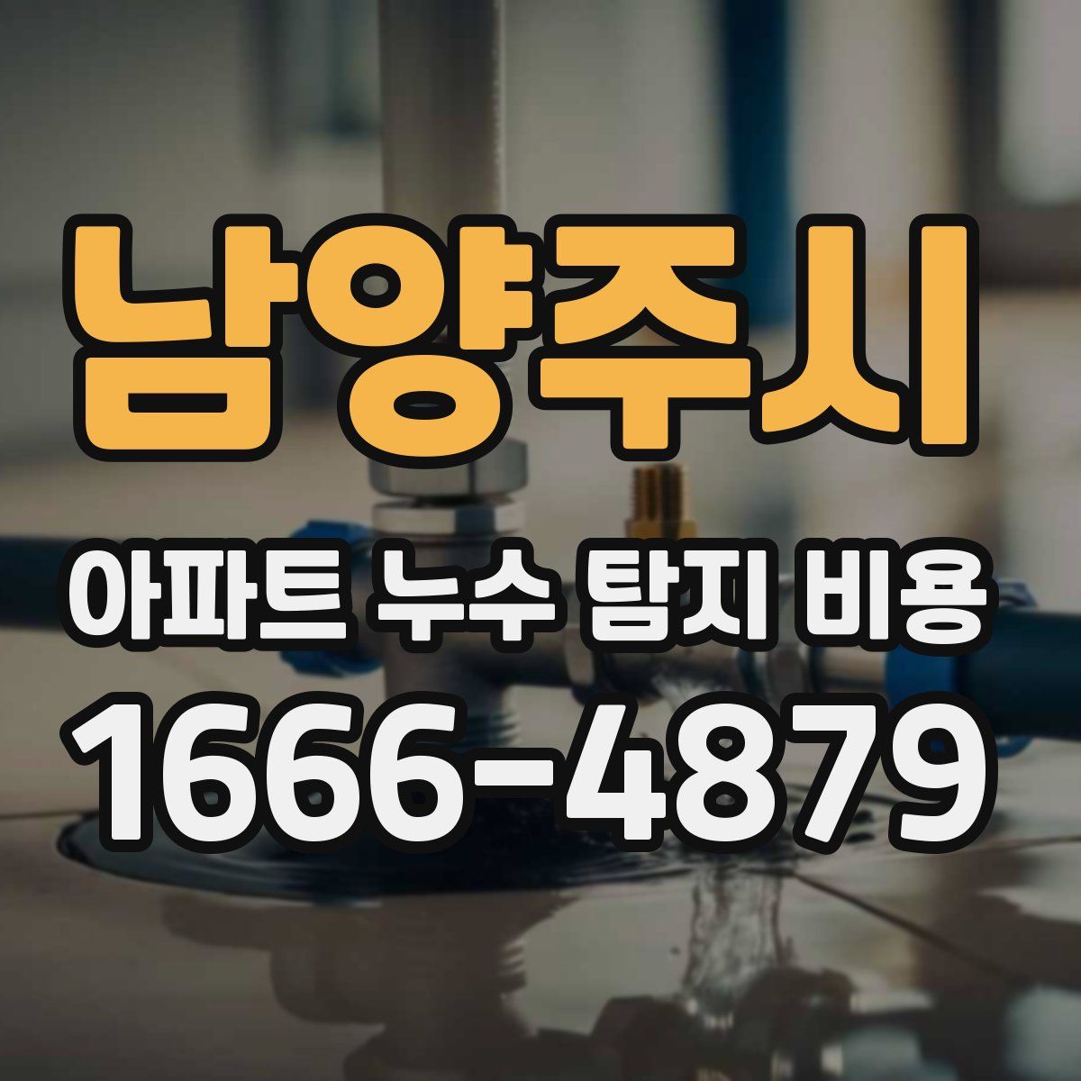 남양주시 아파트 누수 탐지 비용