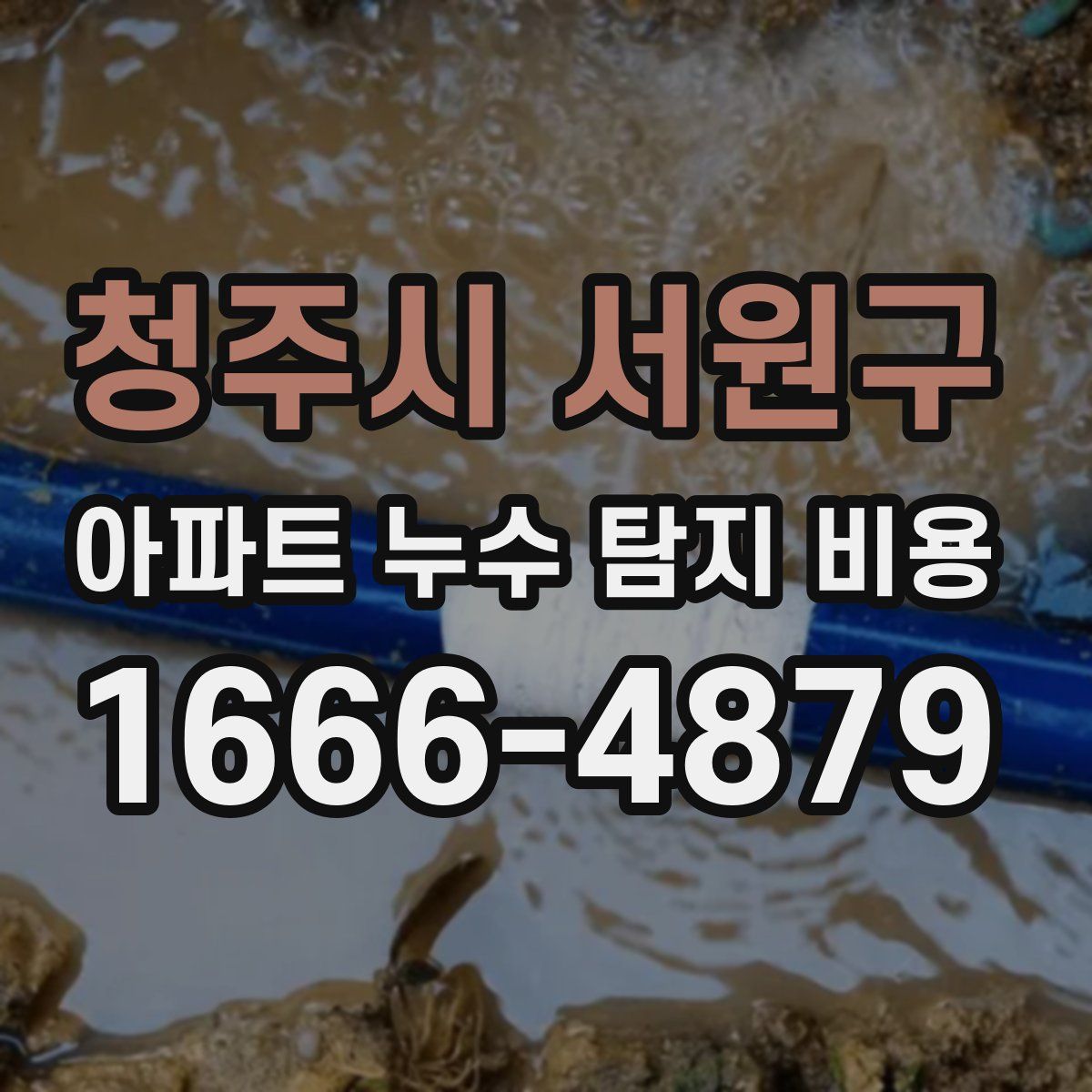 청주시 서원구 아파트 누수 탐지 비용