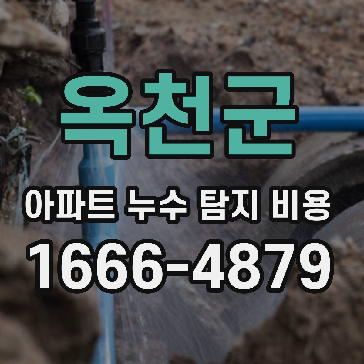 옥천군 아파트 누수 탐지 비용