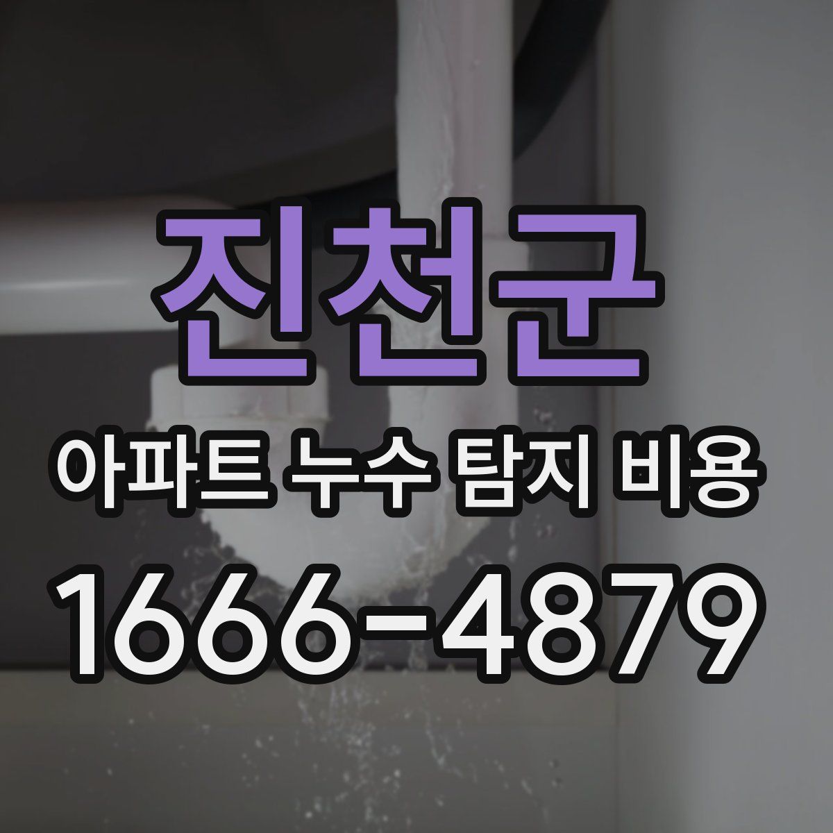 진천군 아파트 누수 탐지 비용