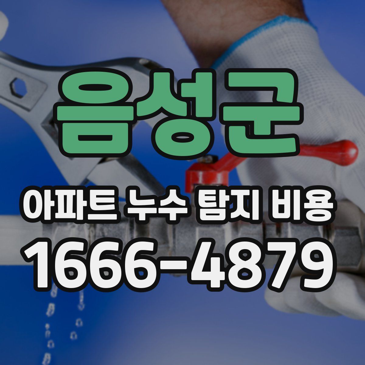 음성군 아파트 누수 탐지 비용