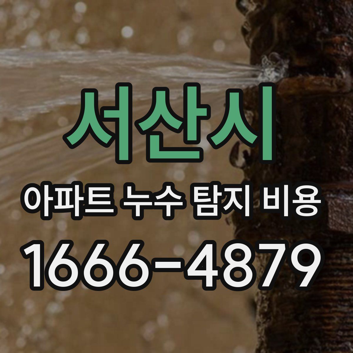 서산시 아파트 누수 탐지 비용