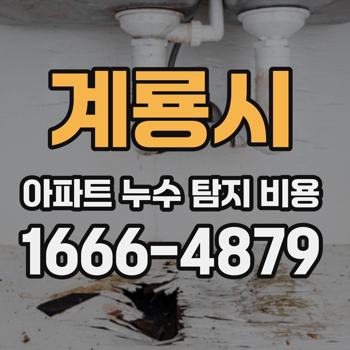 계룡시 아파트 누수 탐지 비용