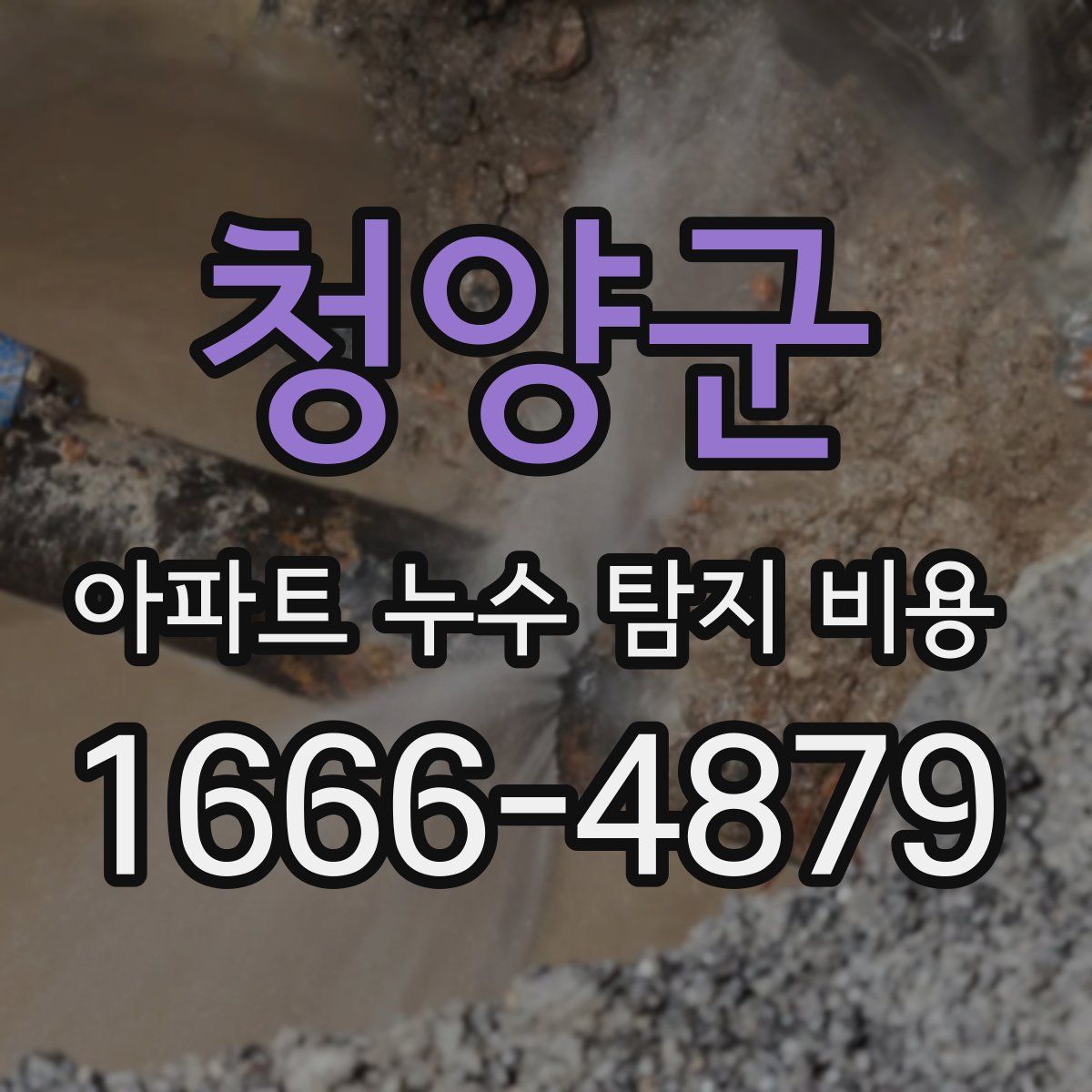 청양군 아파트 누수 탐지 비용