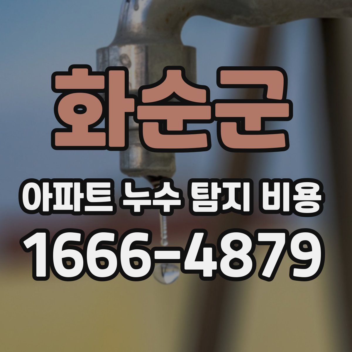 화순군 아파트 누수 탐지 비용