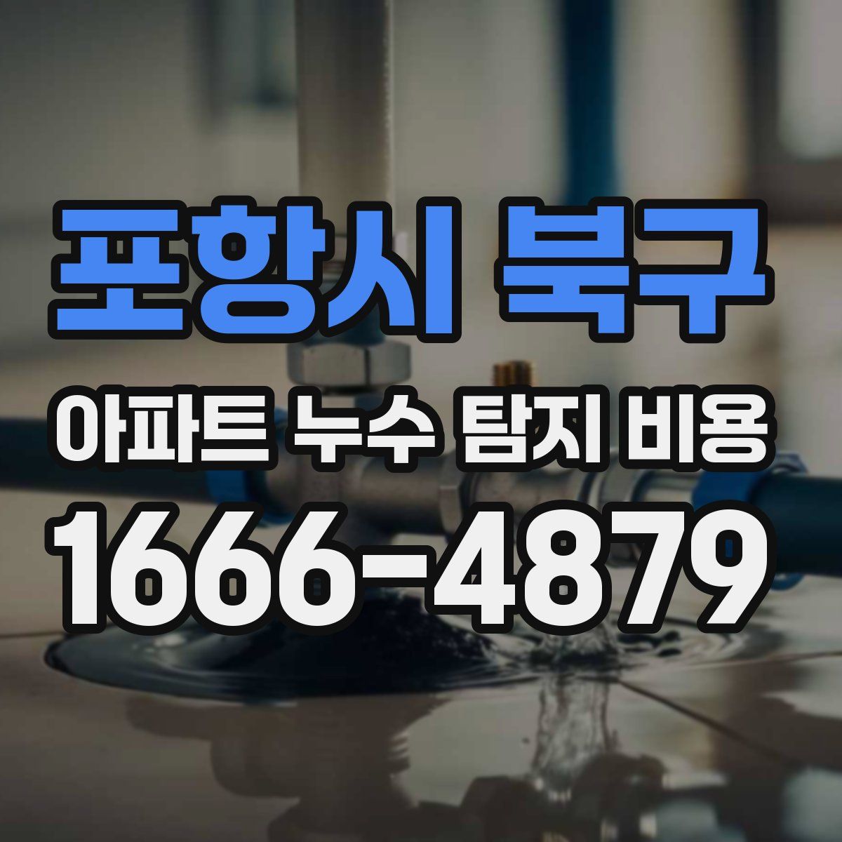 포항시 북구 아파트 누수 탐지 비용