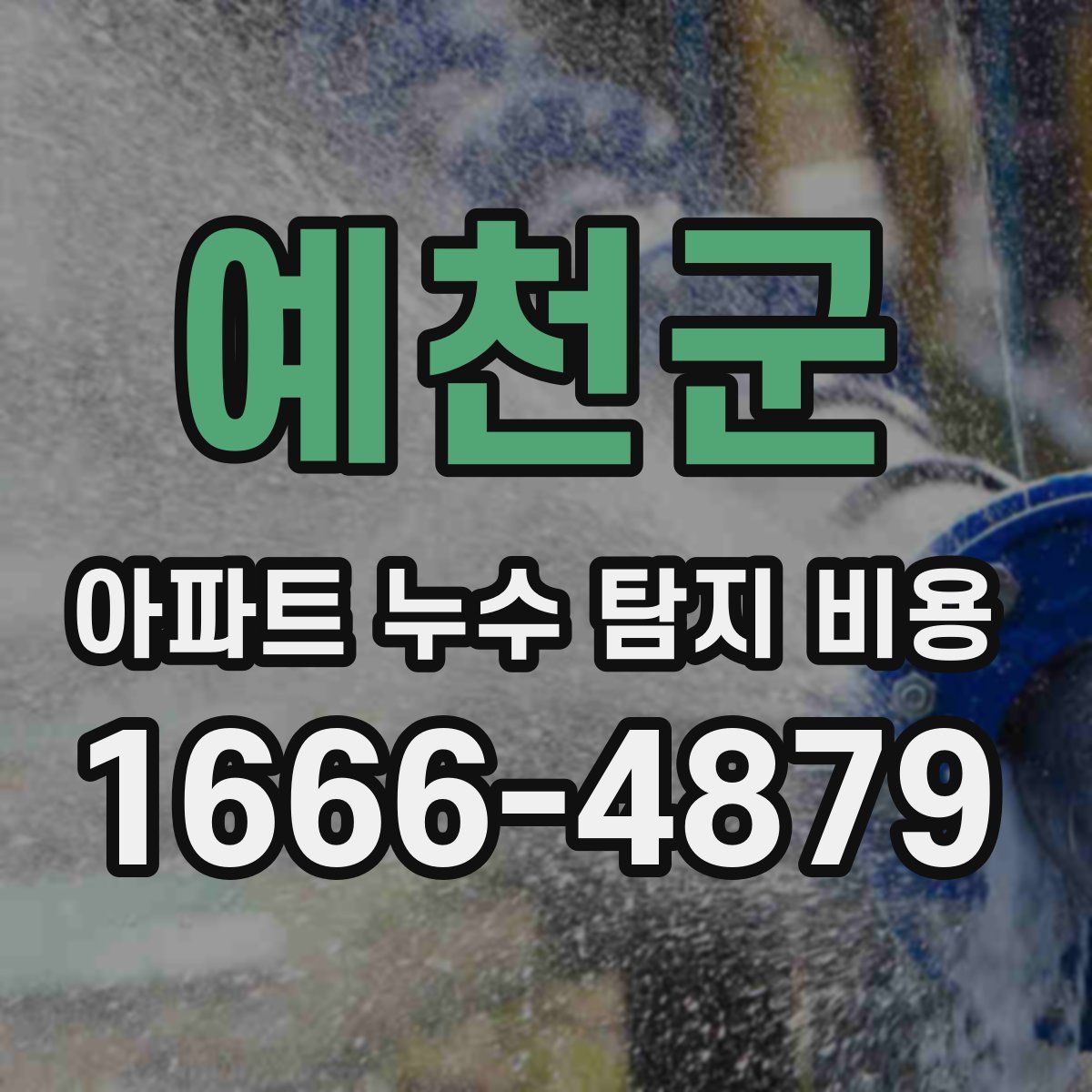 예천군 아파트 누수 탐지 비용