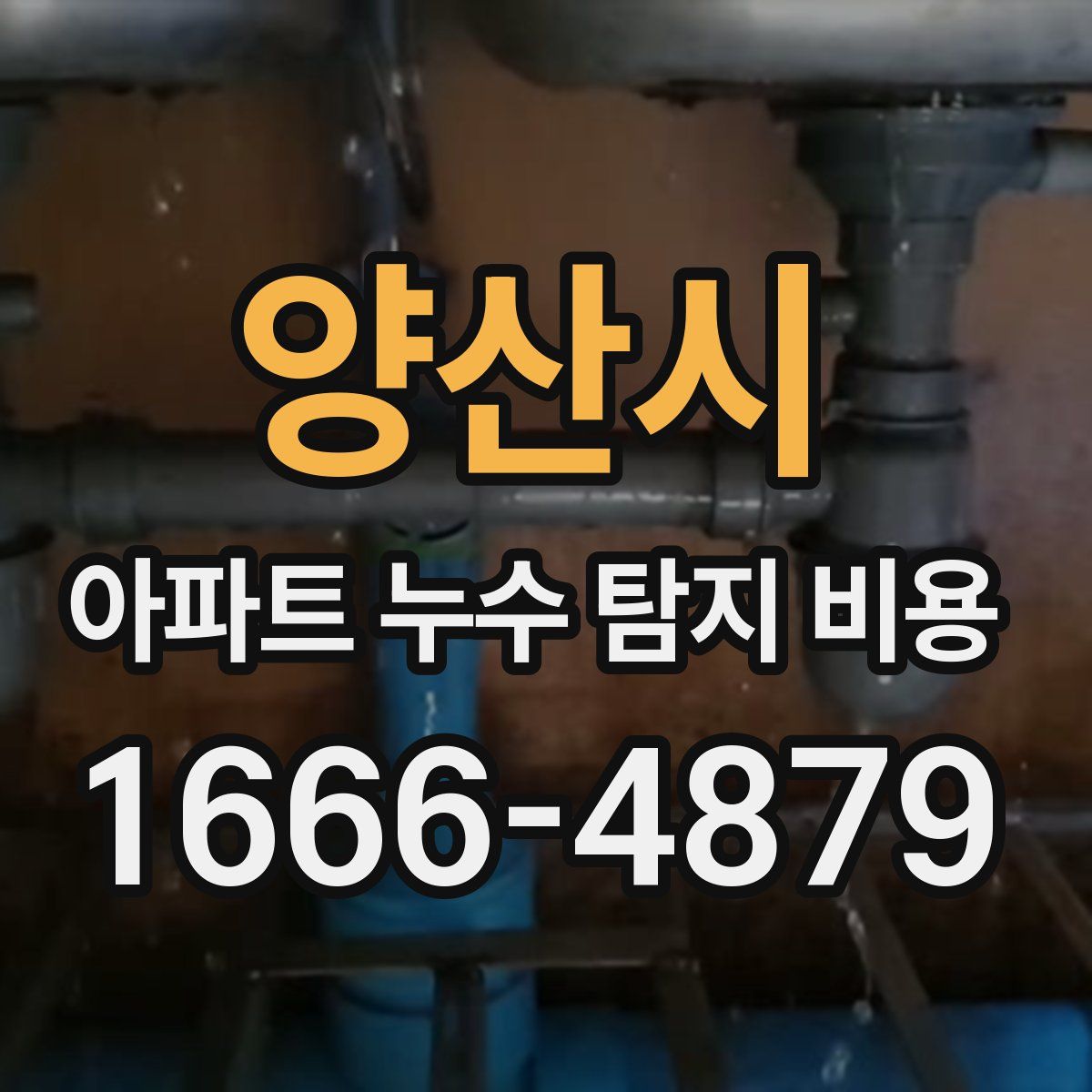 양산시 아파트 누수 탐지 비용