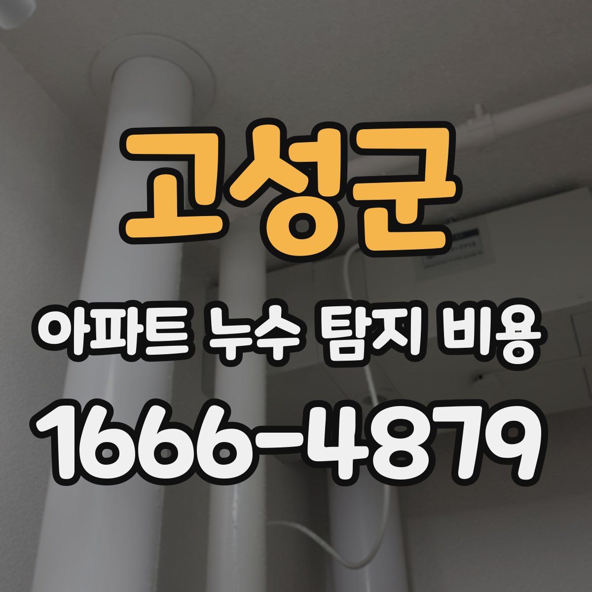 고성군 아파트 누수 탐지 비용