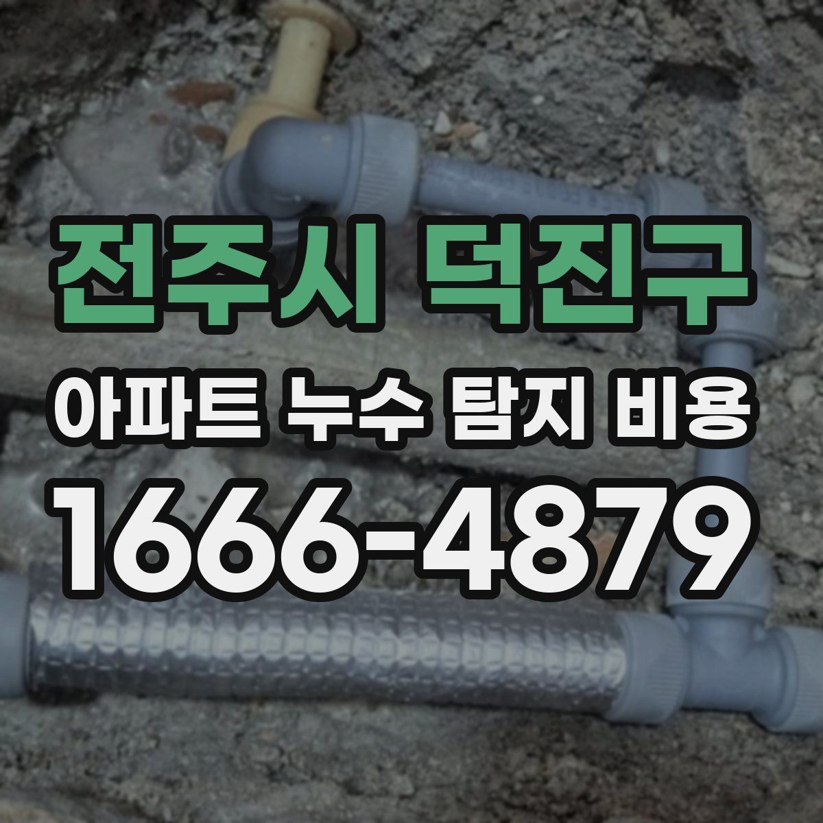 전주시 덕진구 아파트 누수 탐지 비용