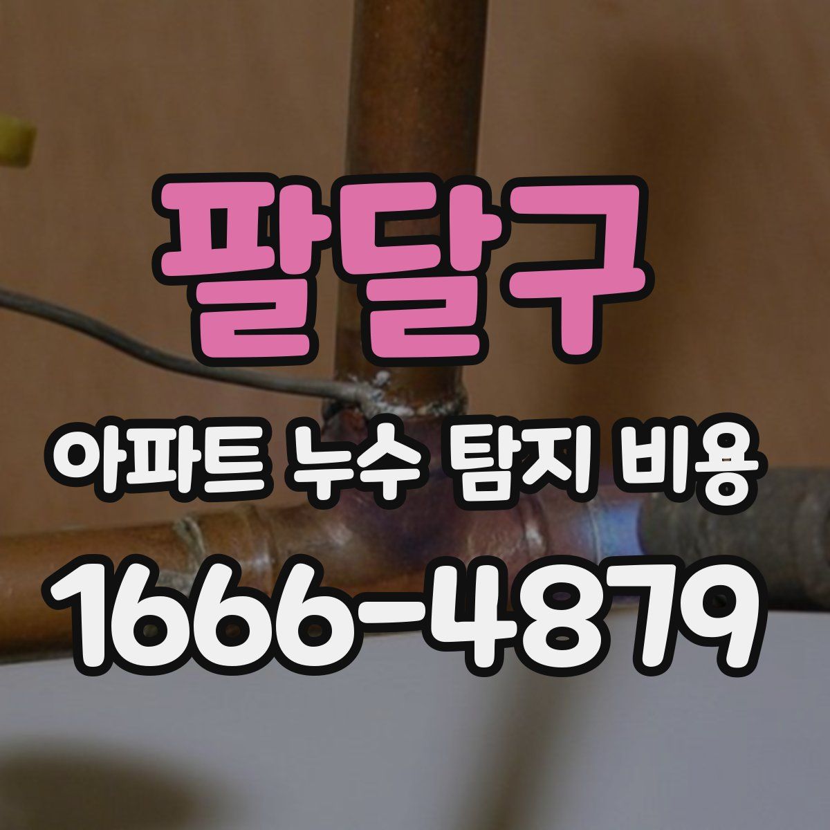 팔달구 아파트 누수 탐지 비용
