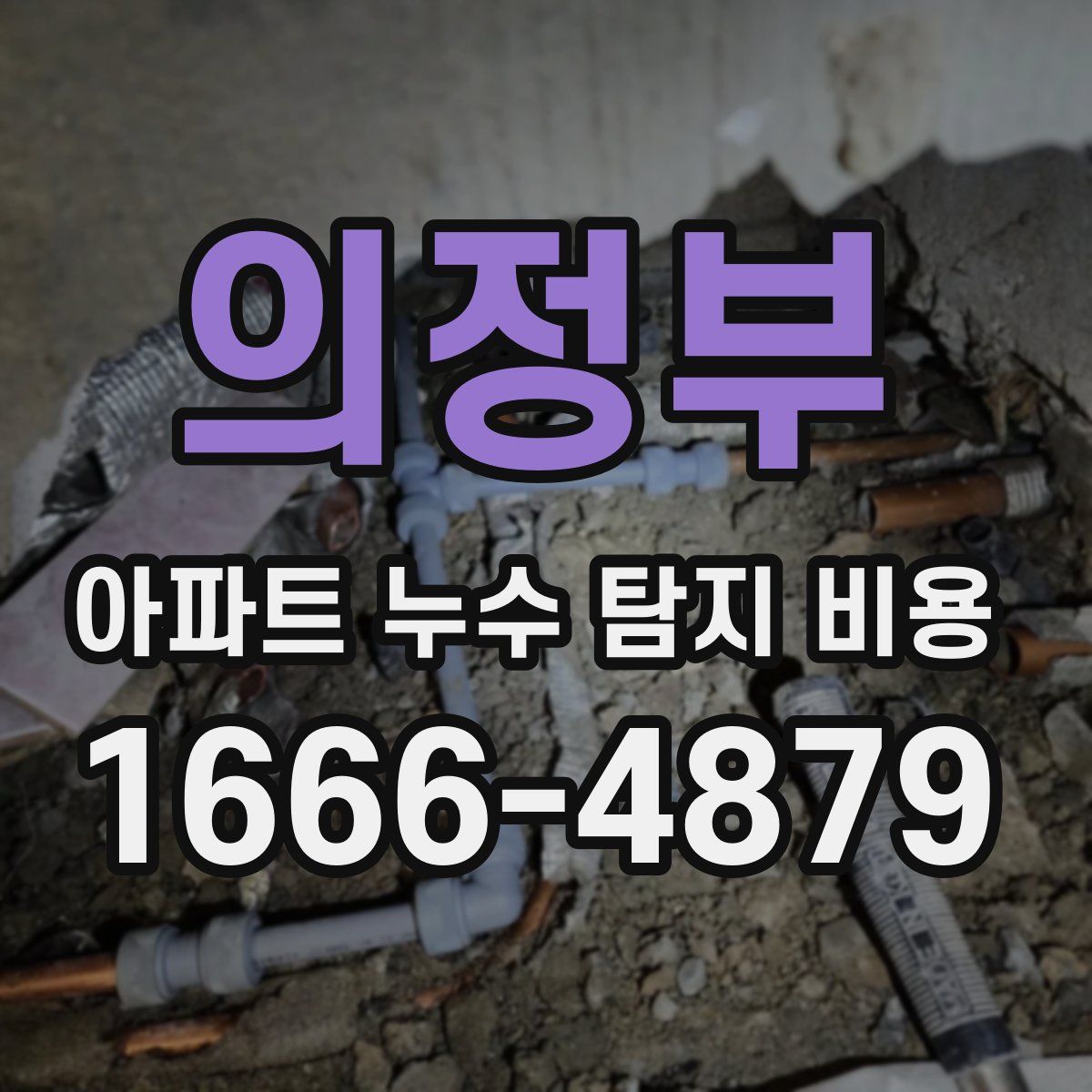 의정부 아파트 누수 탐지 비용