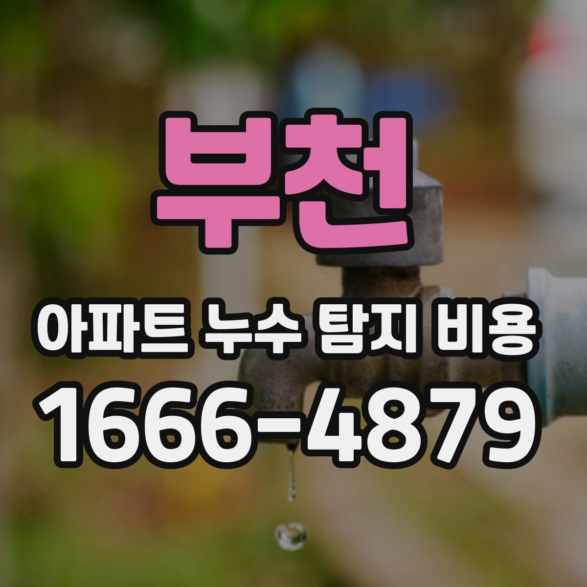 부천 아파트 누수 탐지 비용