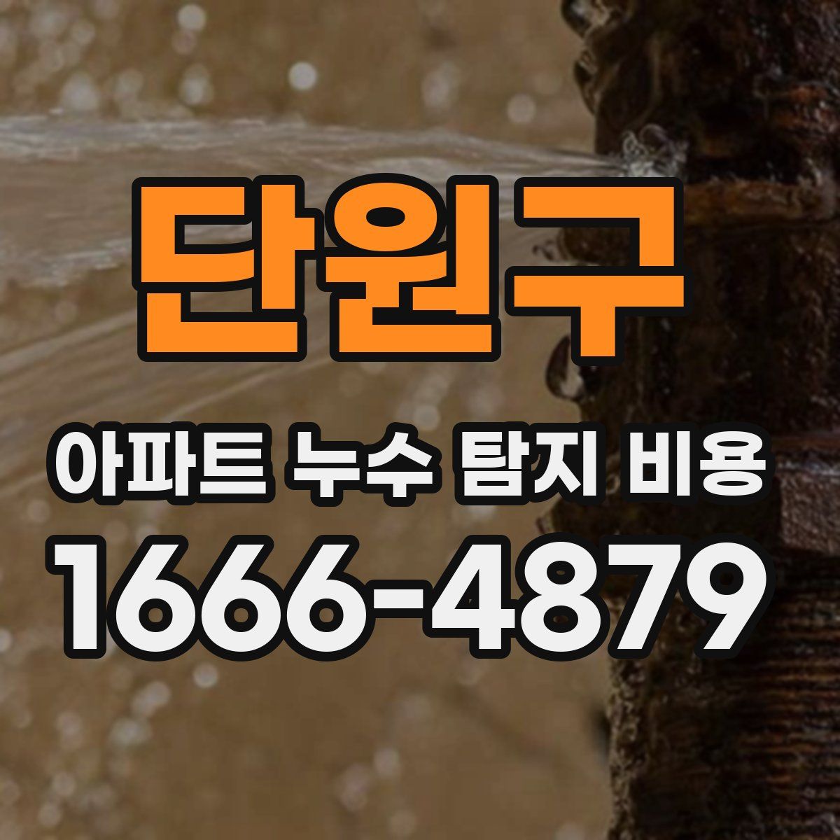 단원구 아파트 누수 탐지 비용