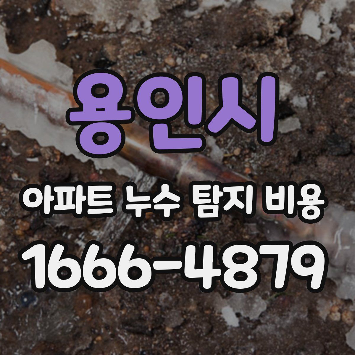용인시 아파트 누수 탐지 비용