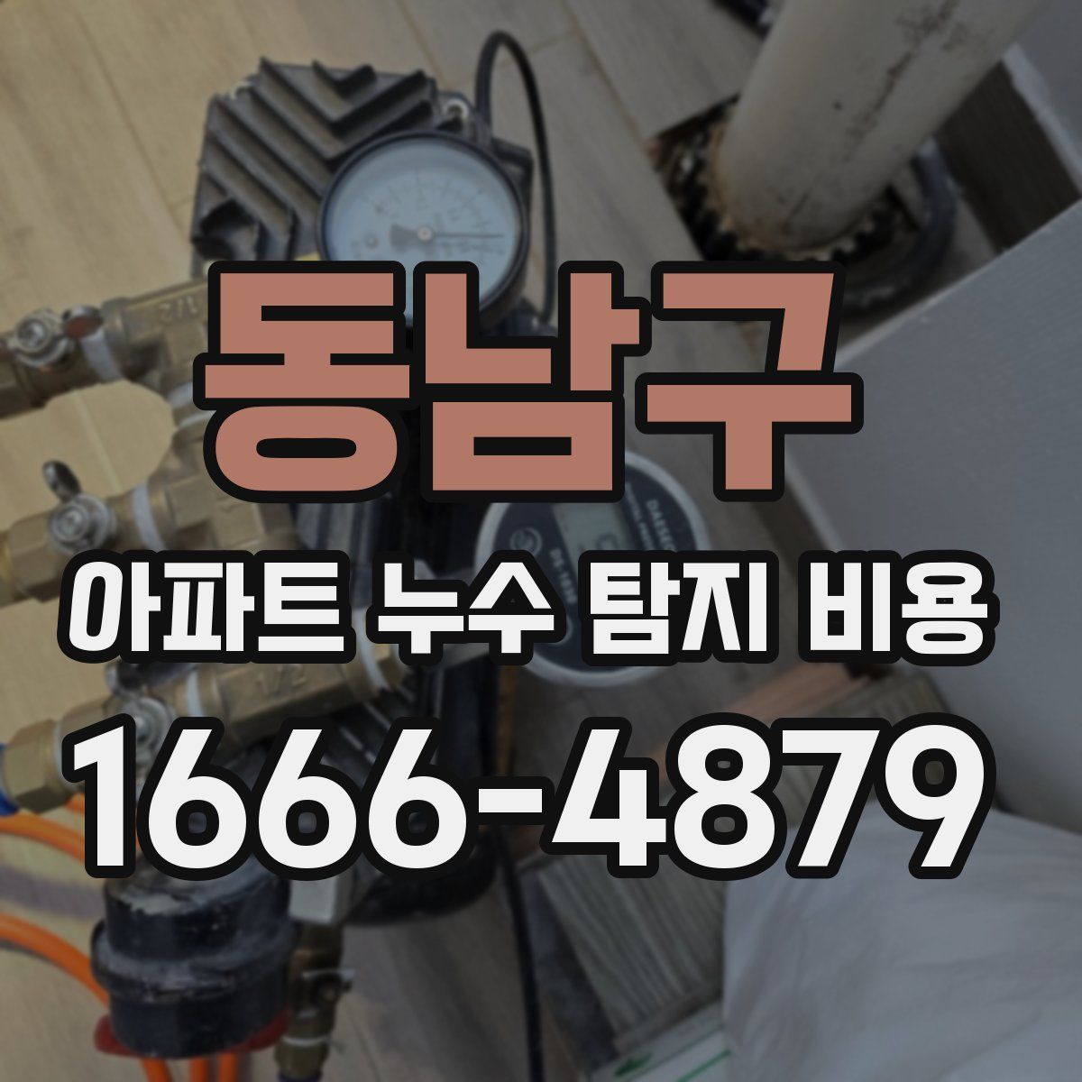 동남구 아파트 누수 탐지 비용
