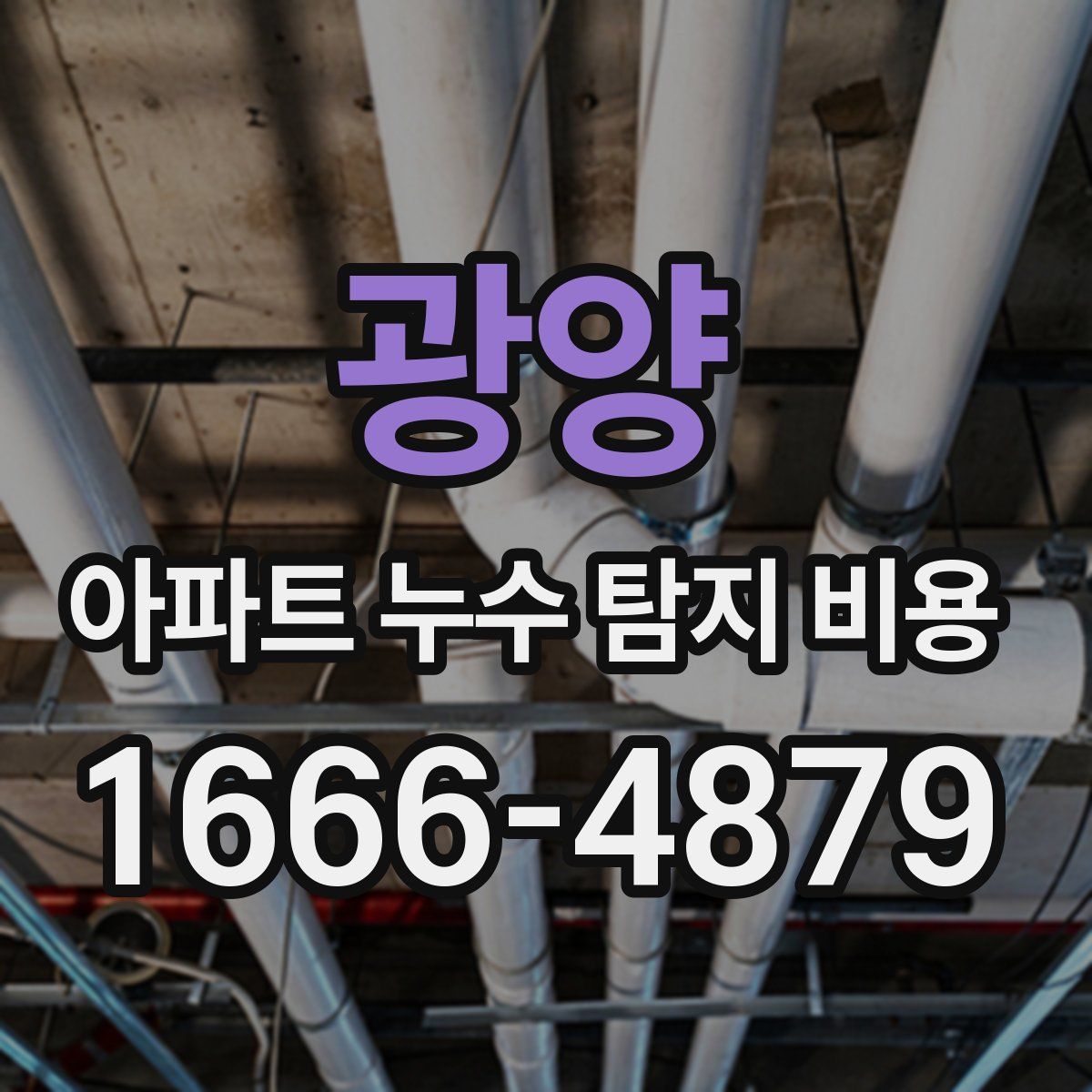 광양 아파트 누수 탐지 비용