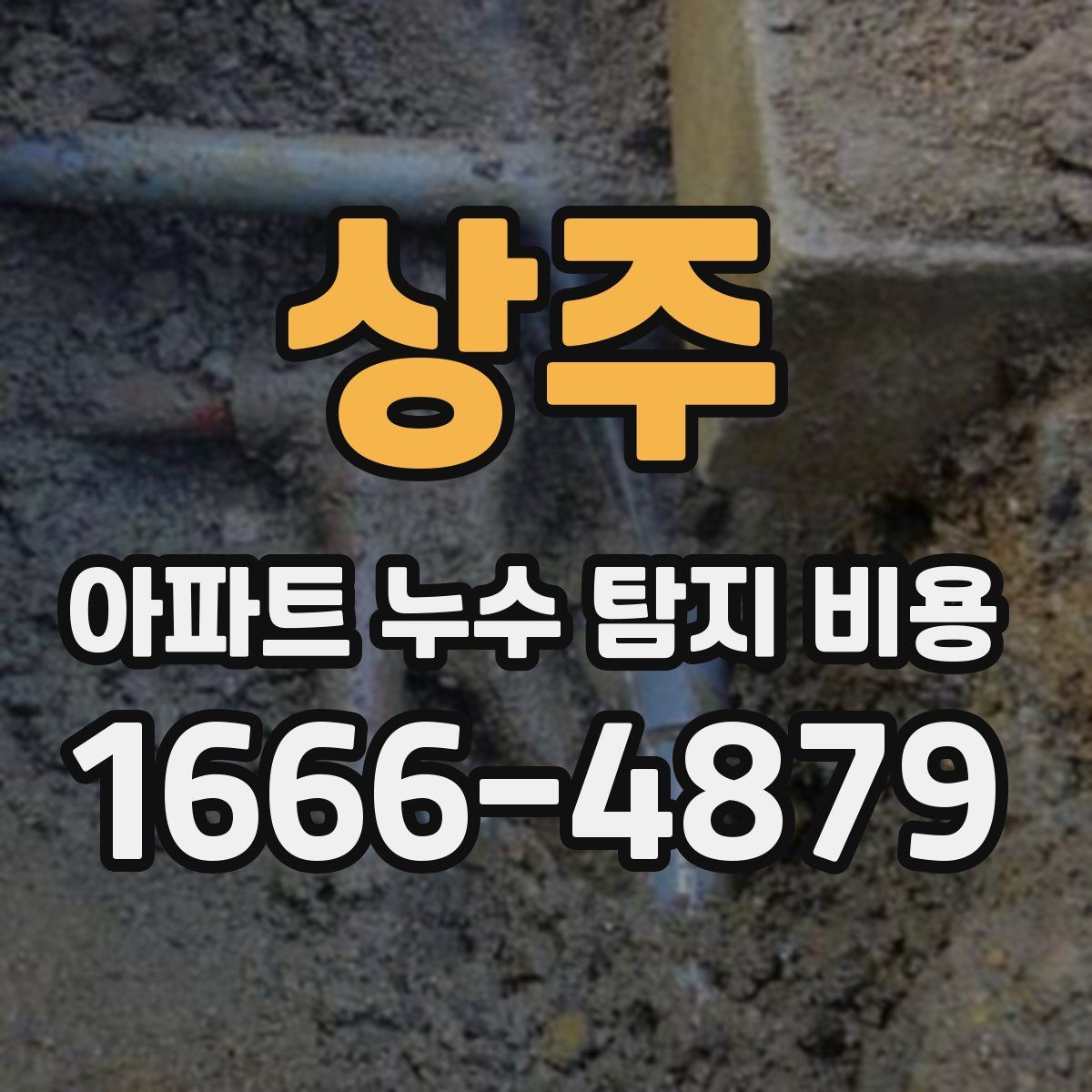 상주 아파트 누수 탐지 비용