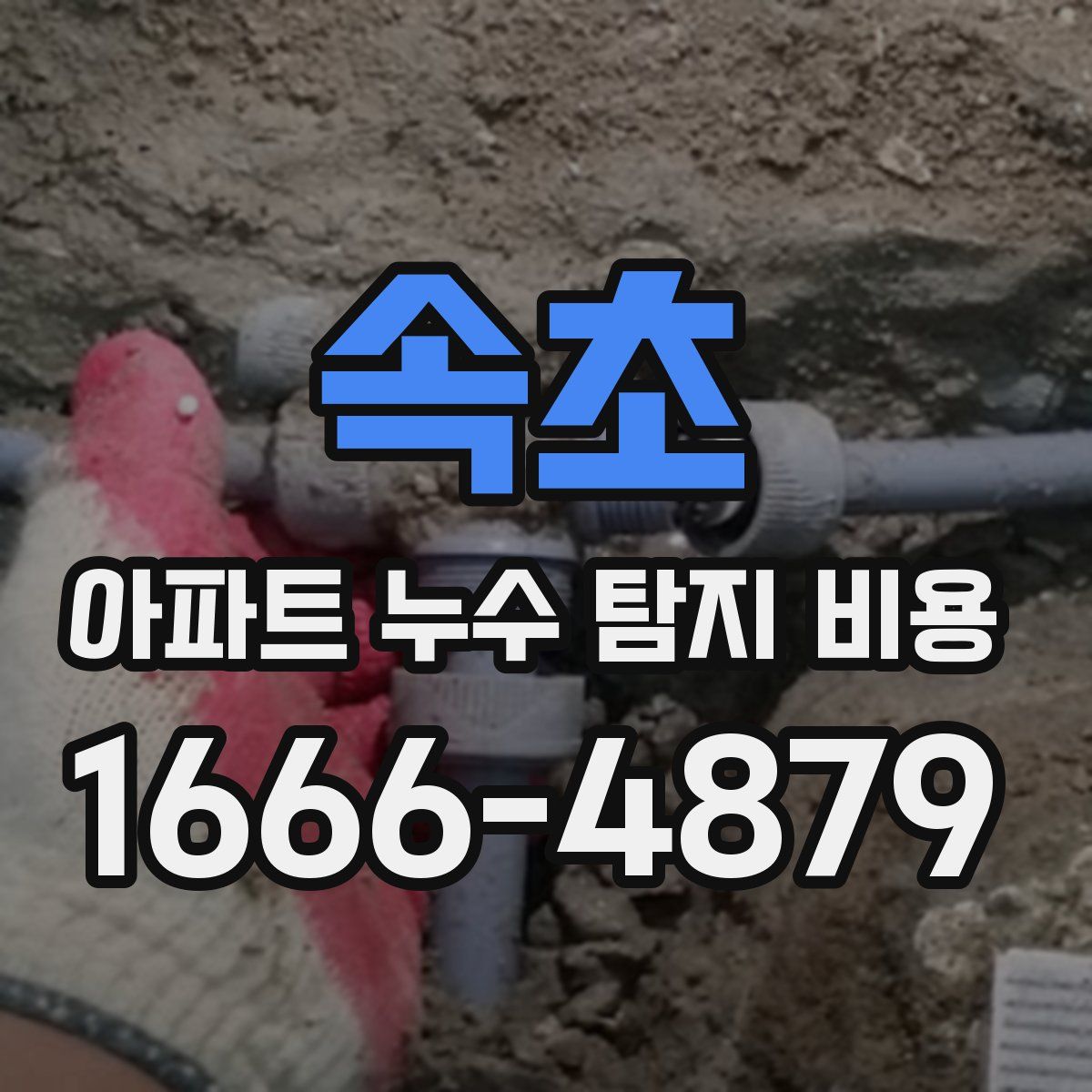 속초 아파트 누수 탐지 비용
