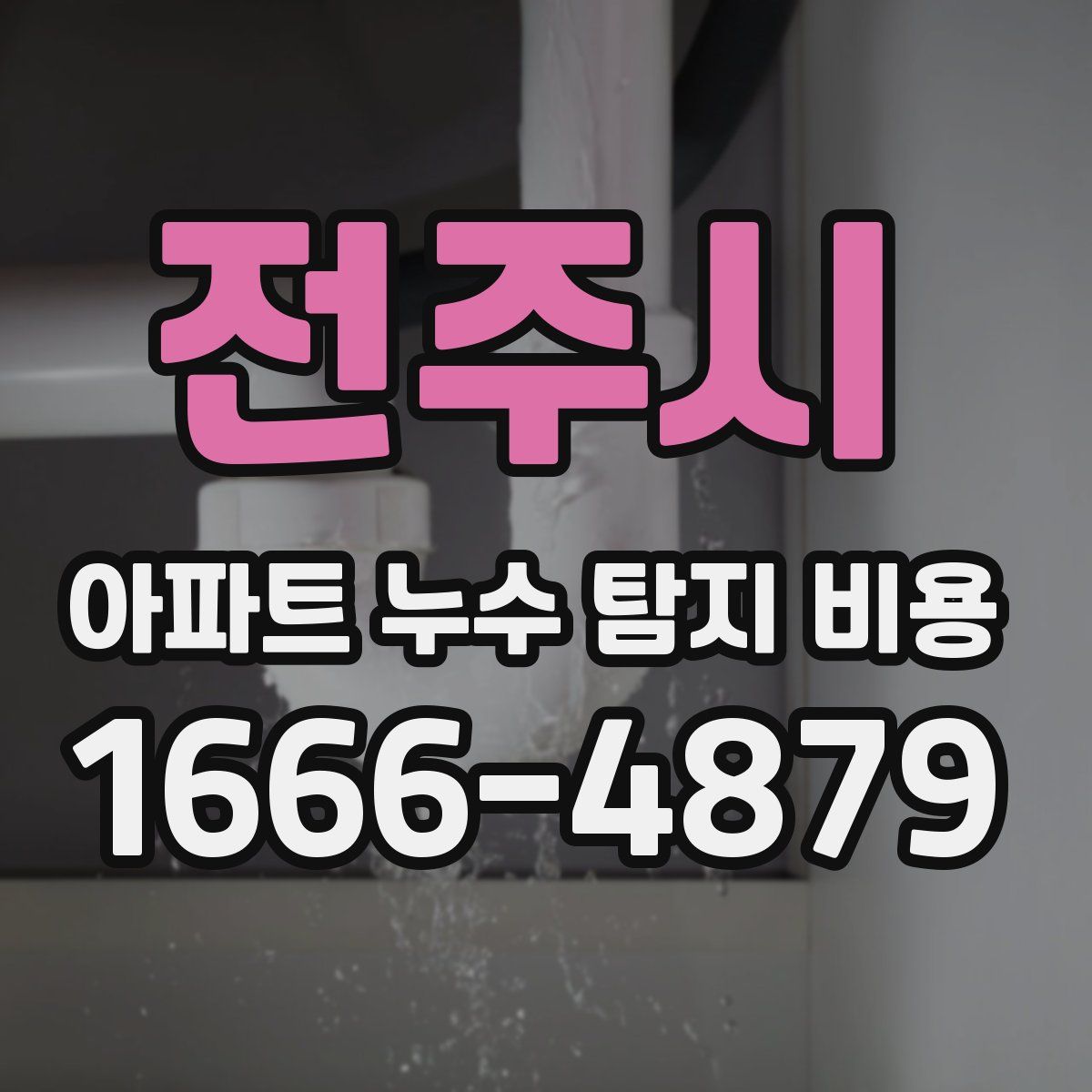 전주시 아파트 누수 탐지 비용