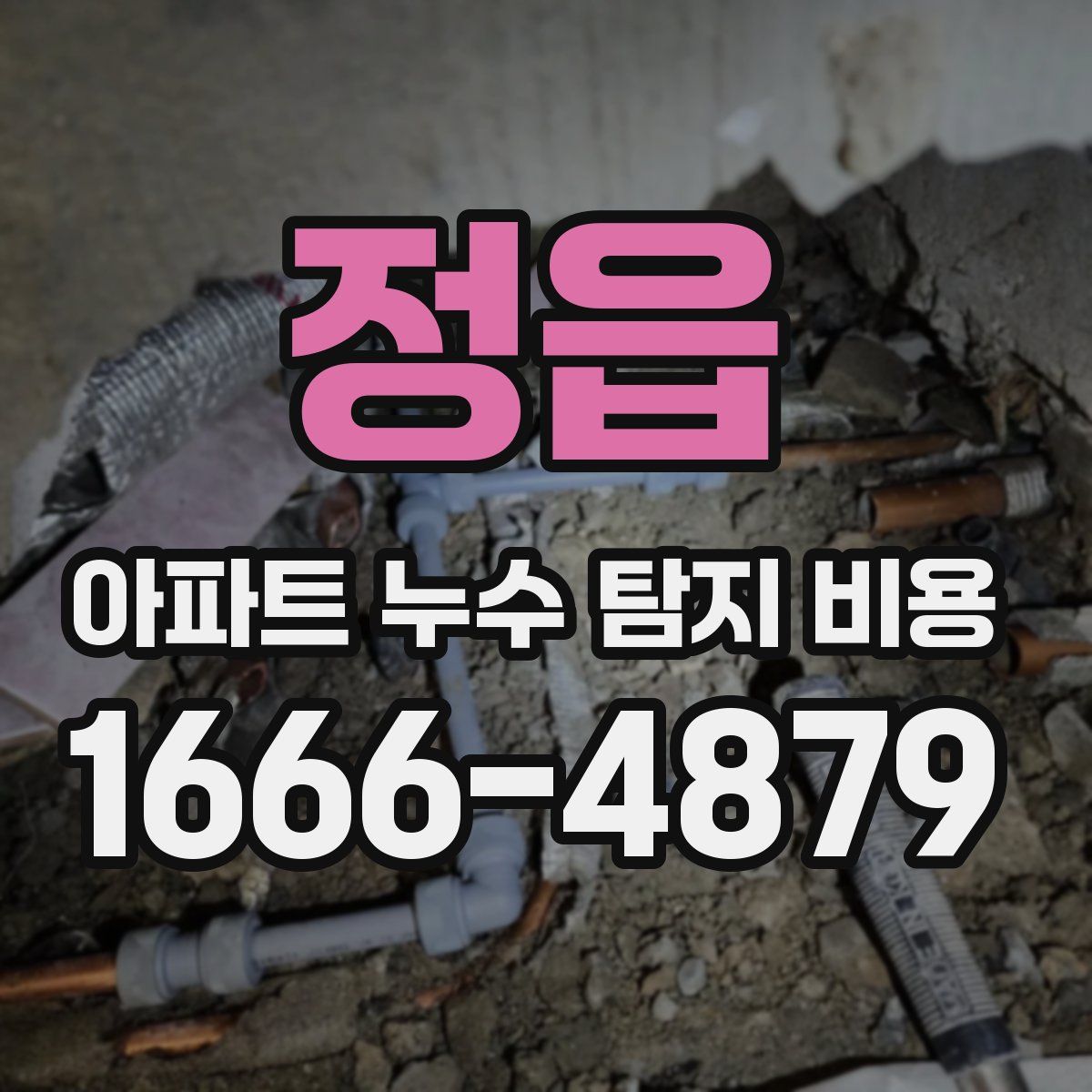 정읍 아파트 누수 탐지 비용