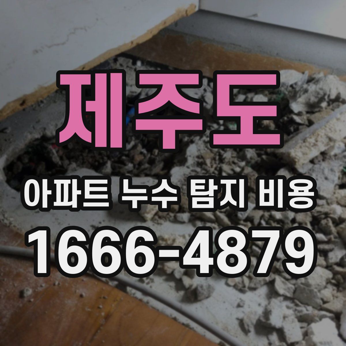 제주도 아파트 누수 탐지 비용