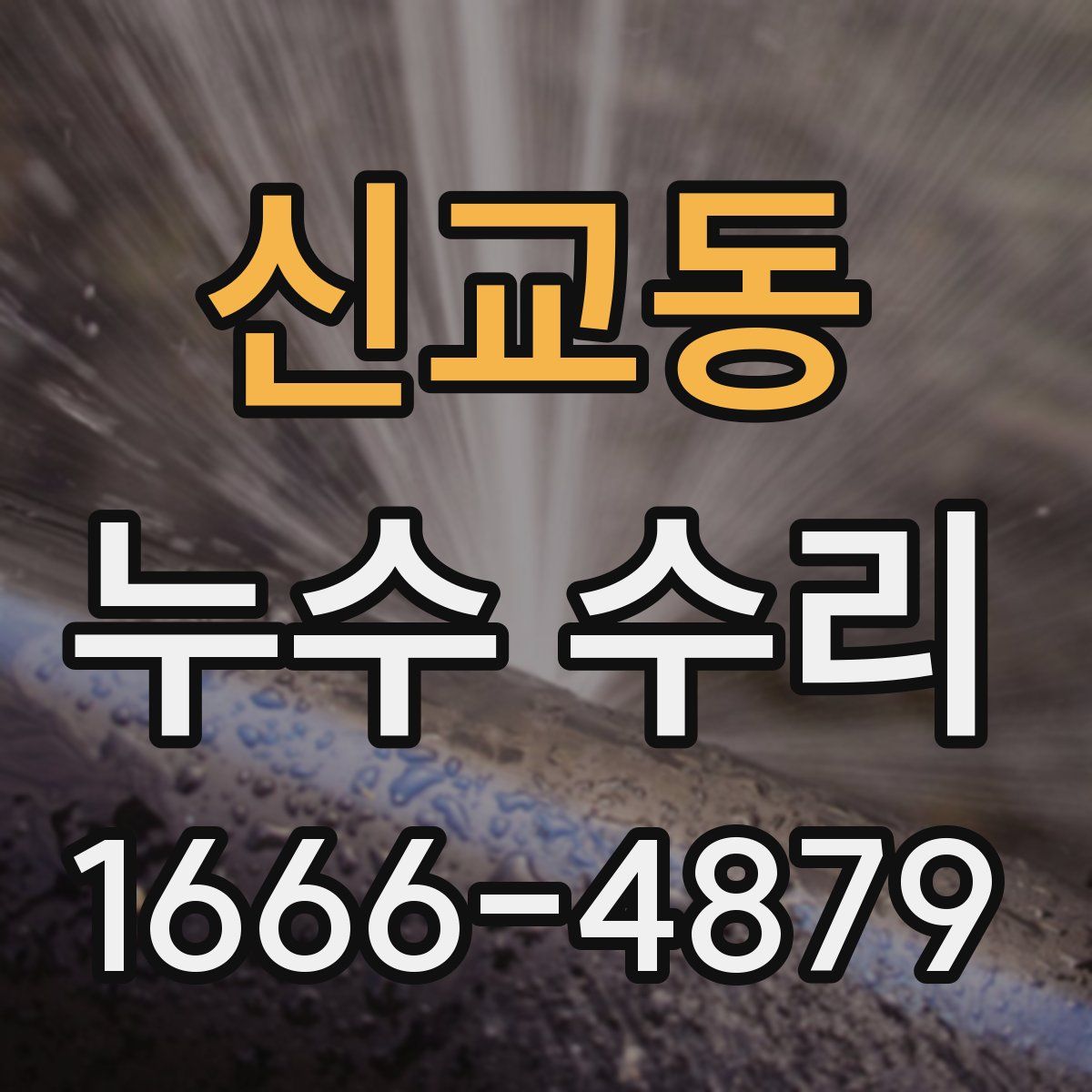 신교동 누수 수리