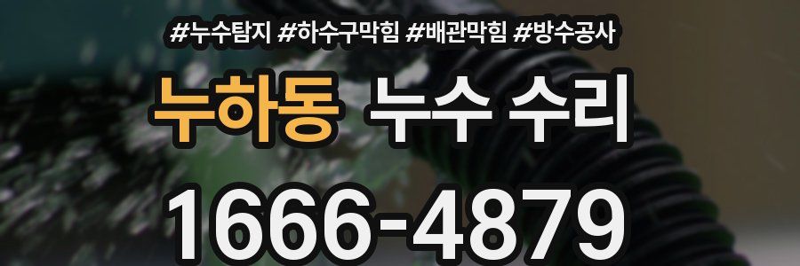 누하동 누수 수리
