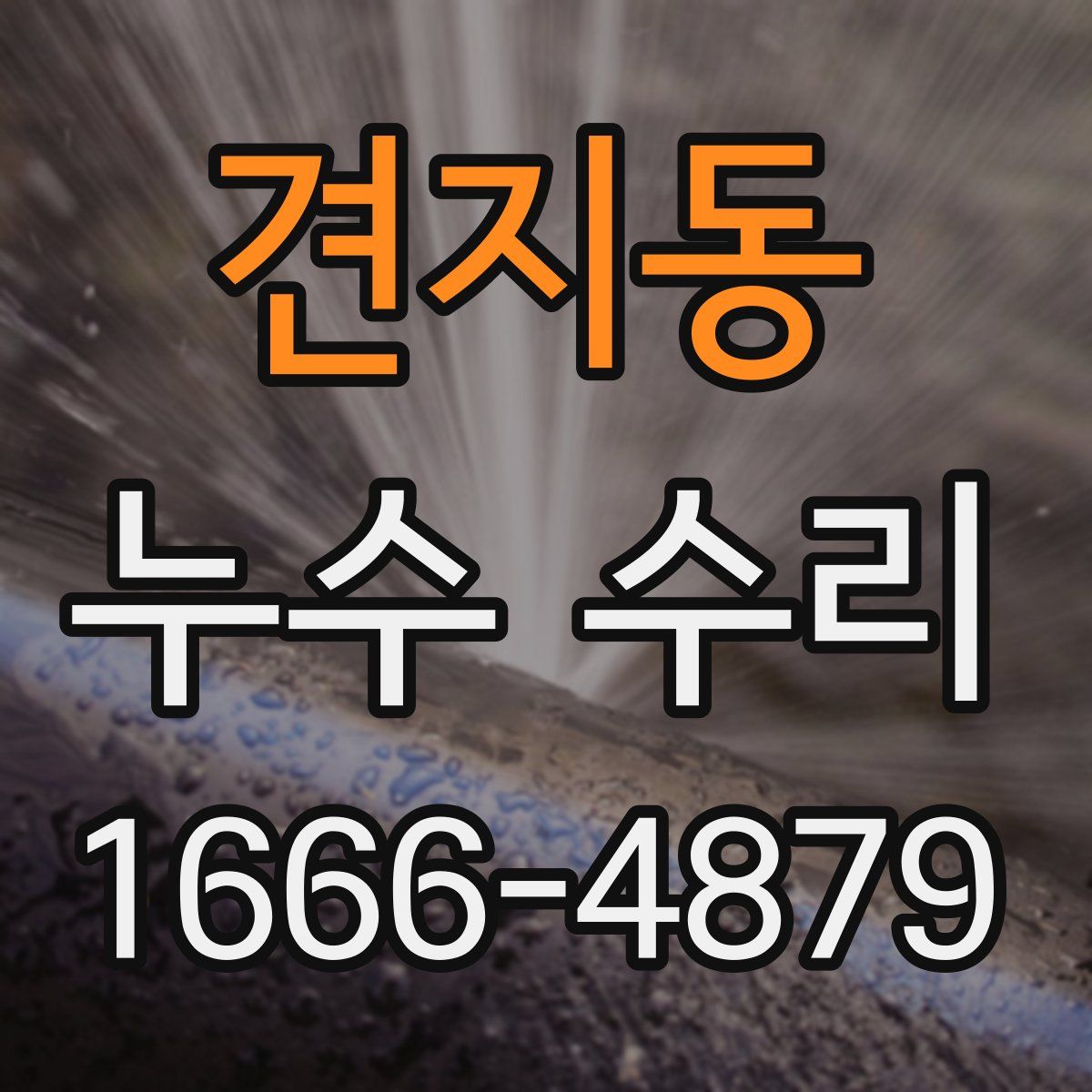 견지동 누수 수리