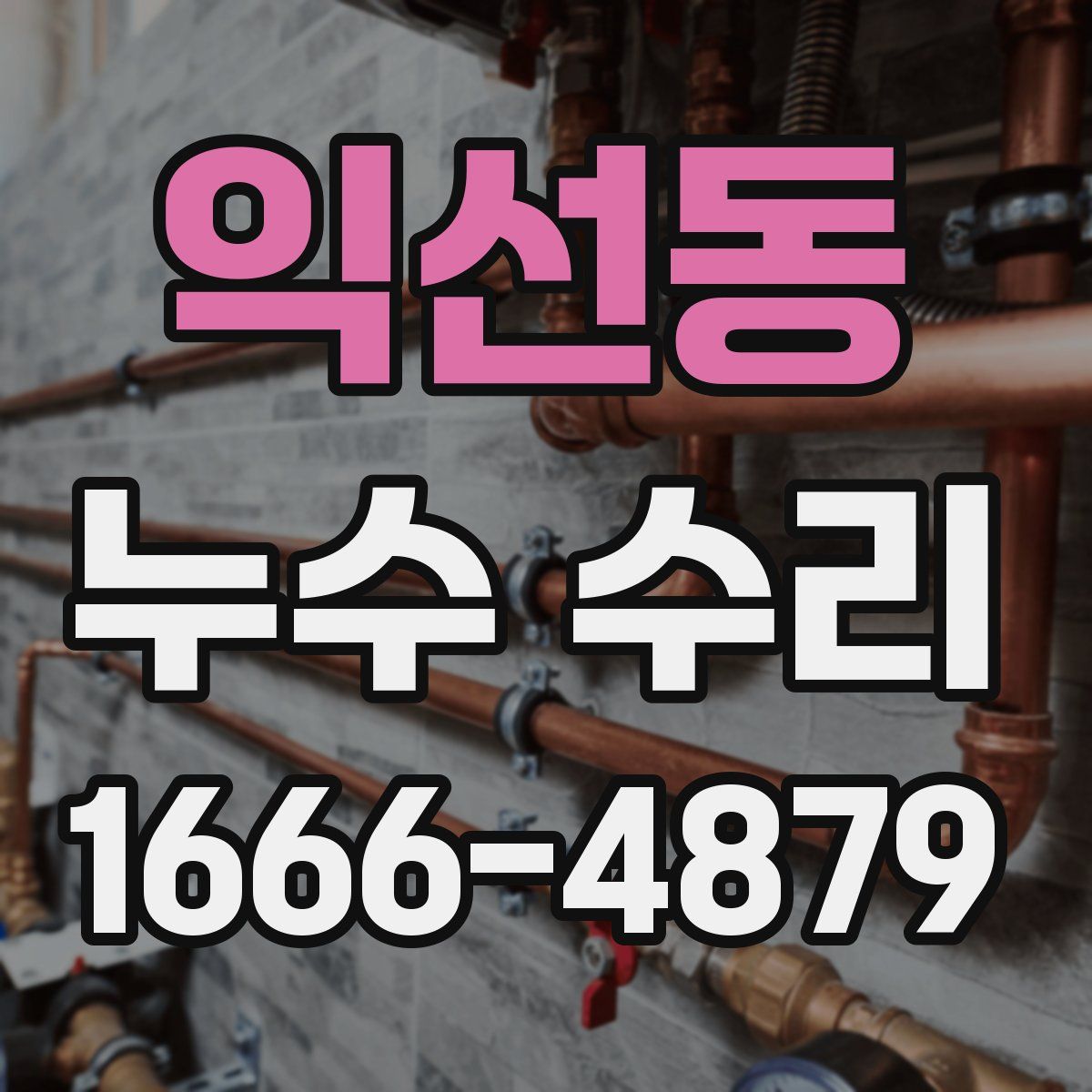익선동 누수 수리