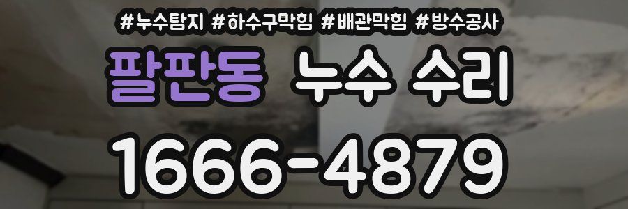 팔판동 누수 수리
