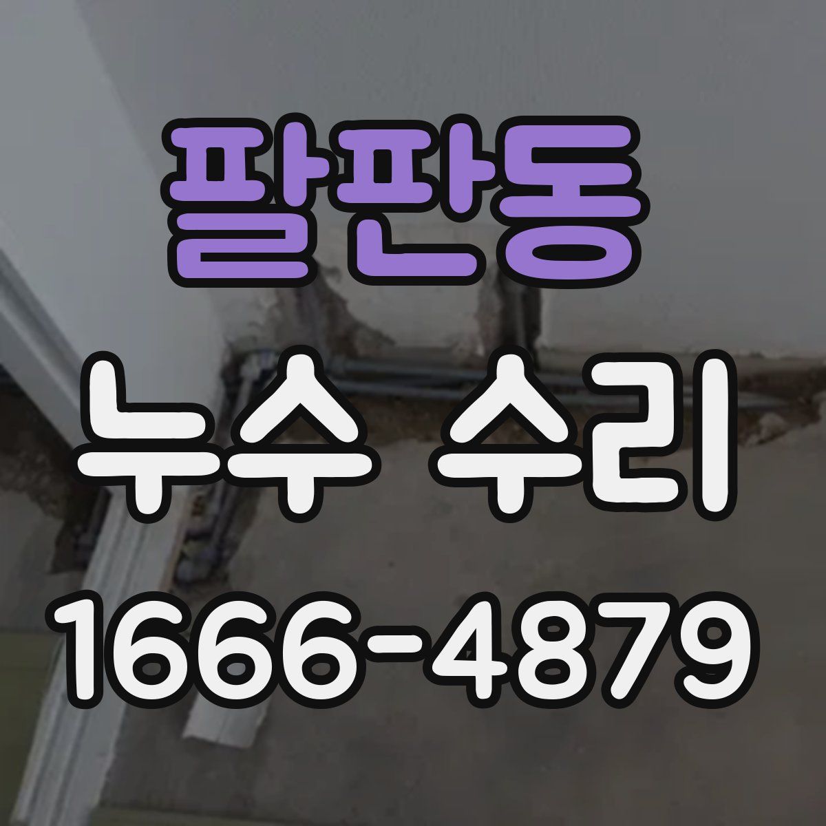 팔판동 누수 수리