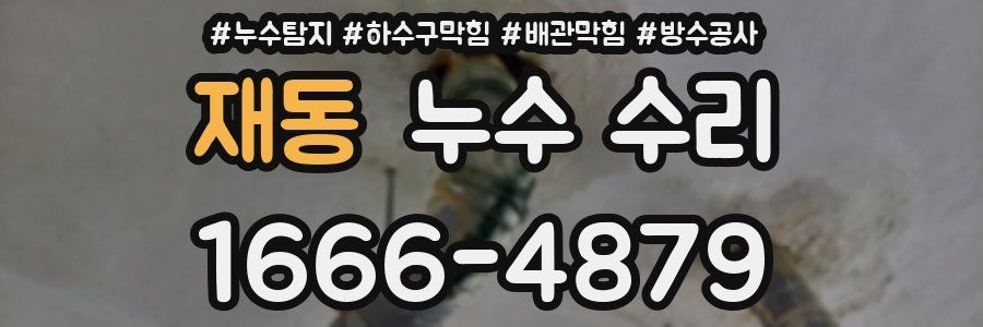 재동 누수 수리