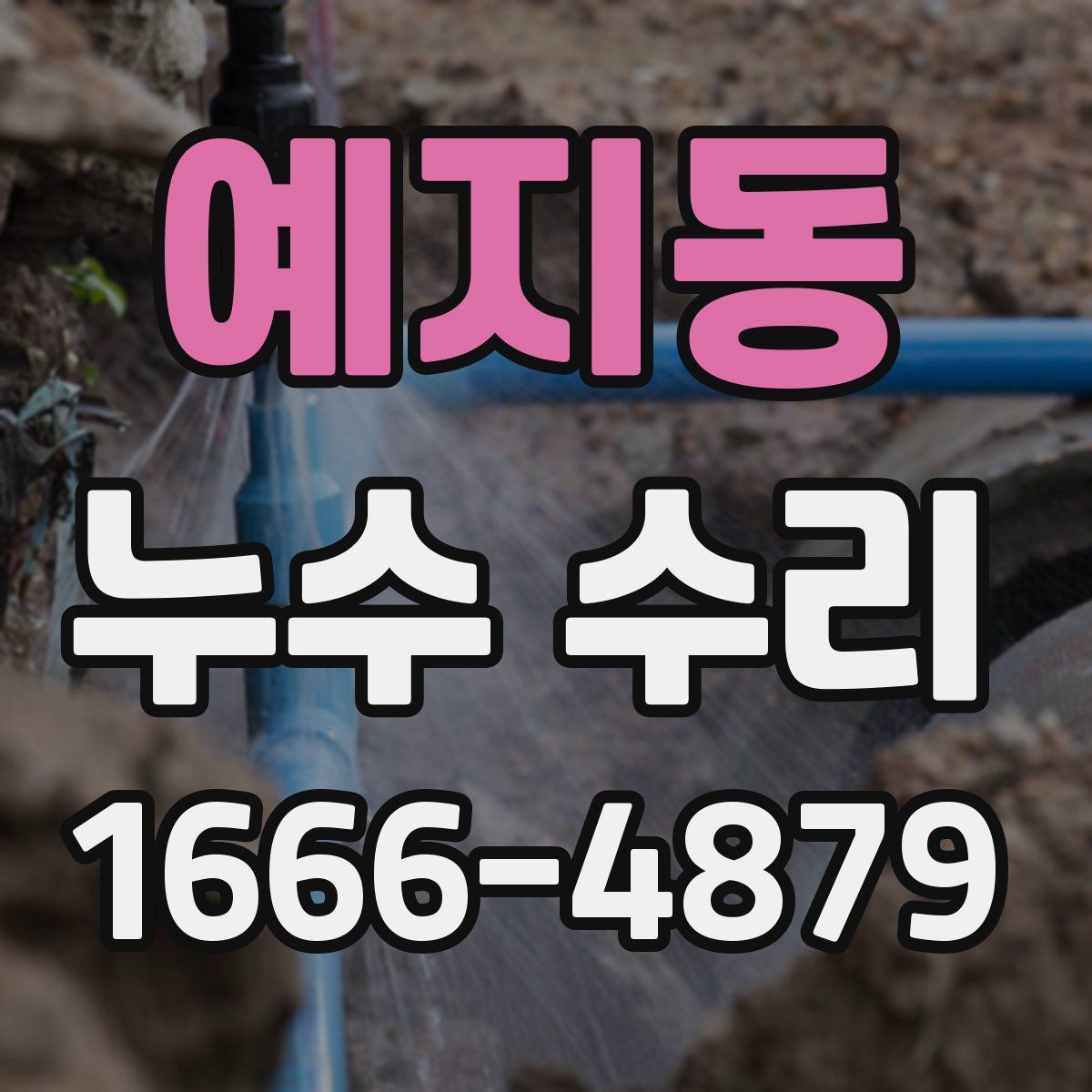 예지동 누수 수리