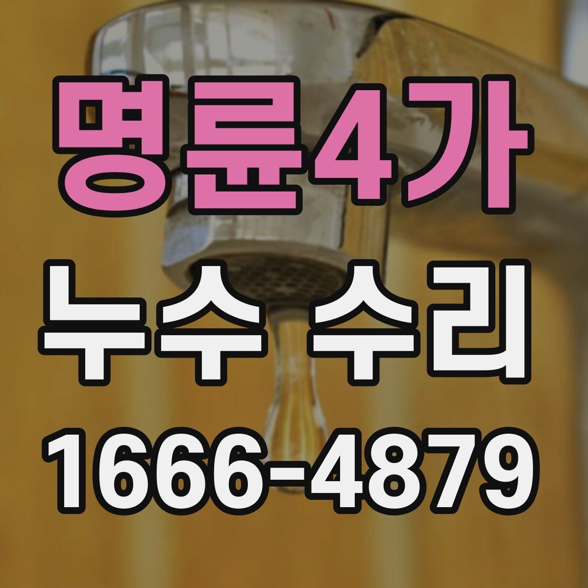 명륜4가 누수 수리
