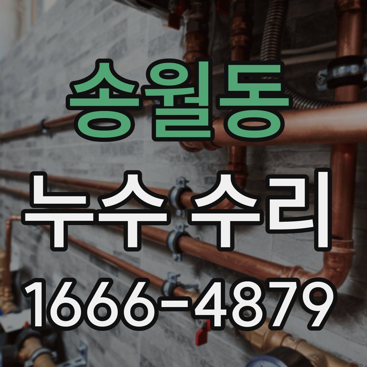 송월동 누수 수리