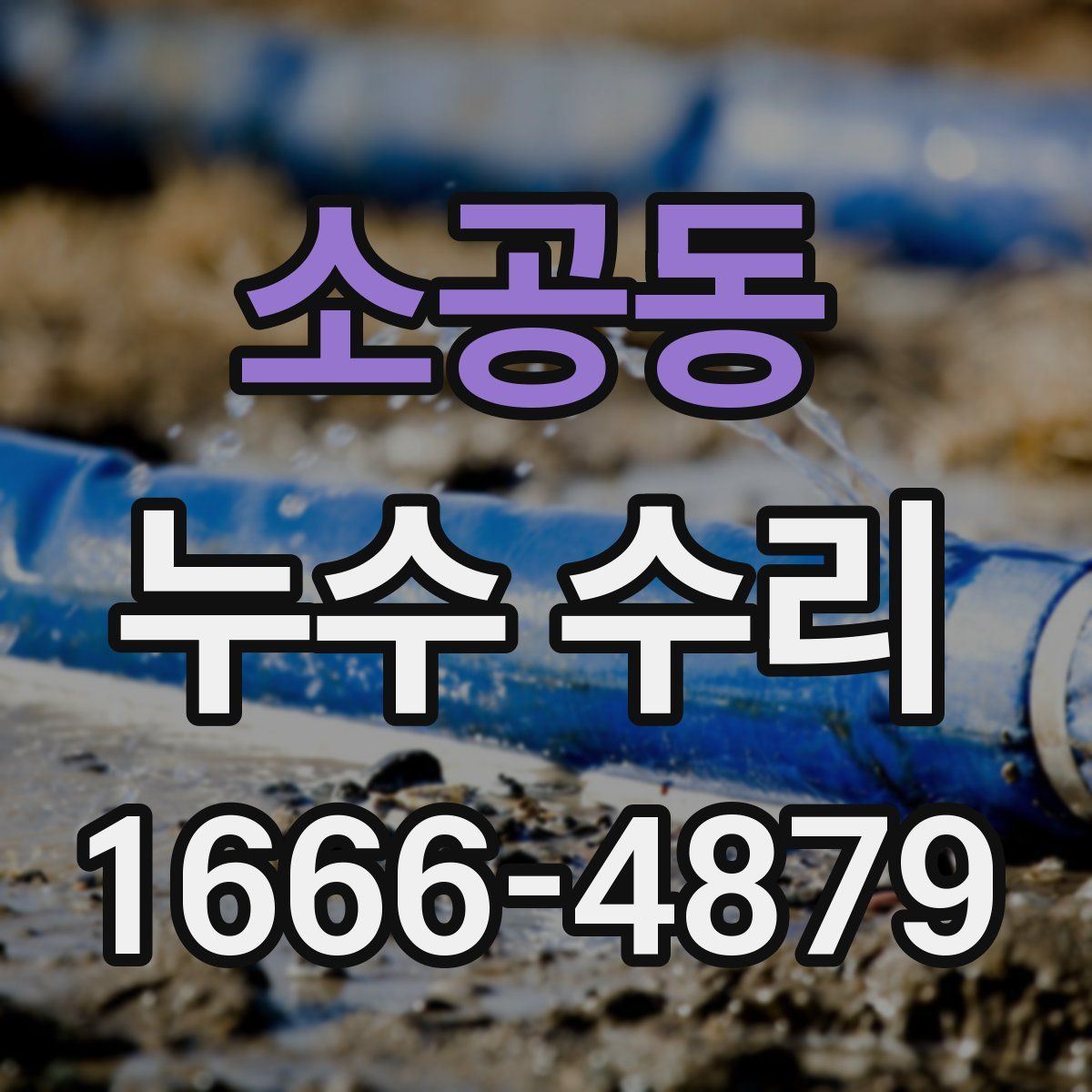소공동 누수 수리