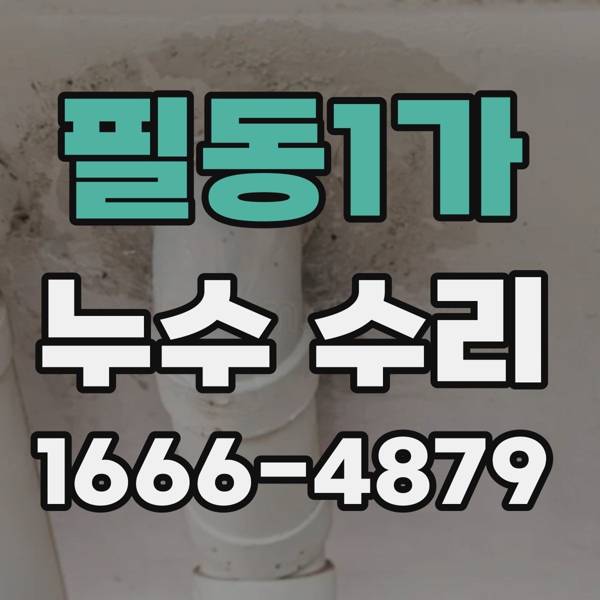 필동1가 누수 수리