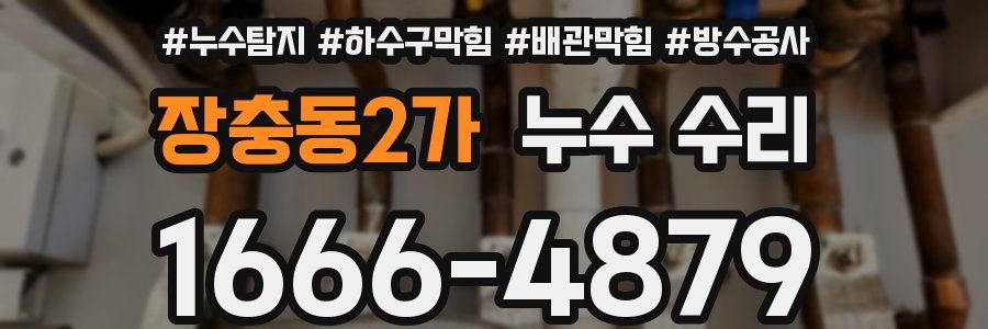 장충동2가 누수 수리