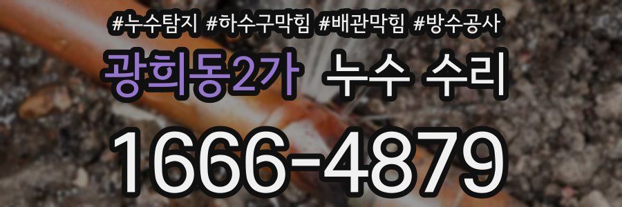 광희동2가 누수 수리