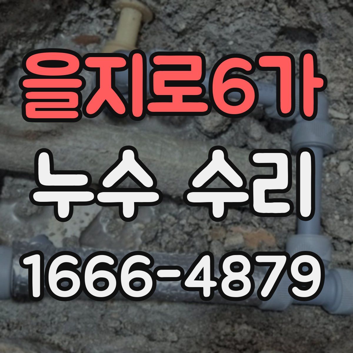 을지로6가 누수 수리