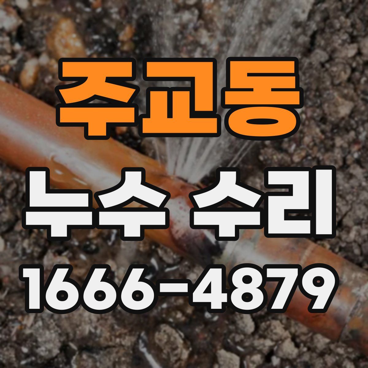 주교동 누수 수리